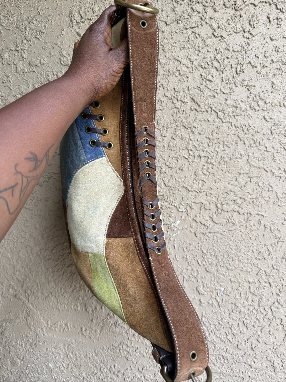 Coach Patchwork Suede soho hobo